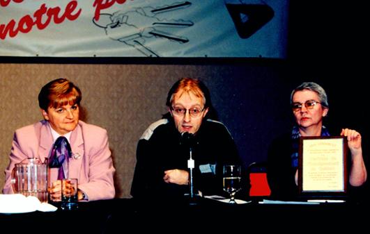 Loraine Pagé, Daniel Baril et Hélène Chapleau